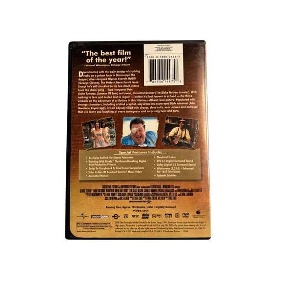 O Brother Where Art Thou? 2000 DVD Comedy George Clooney John Turturro Pre-Owned - Picture 2 of 4